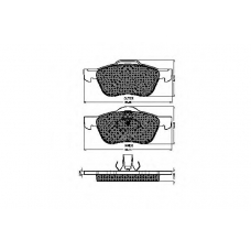 32451 SPIDAN Комплект тормозных колодок, дисковый тормоз