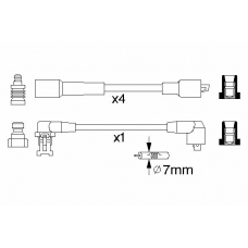 0 986 357 283 BOSCH Комплект проводов зажигания