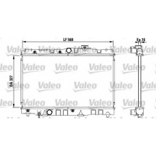 731119 VALEO Радиатор, охлаждение двигателя