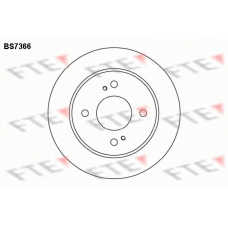 BS7366 FTE Тормозной диск