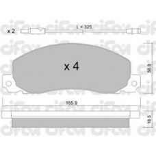 822-098-0 CIFAM Комплект тормозных колодок, дисковый тормоз