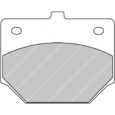 FDB159 FERODO Комплект тормозных колодок, дисковый тормоз