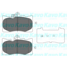 KBP-9085 KAVO PARTS Комплект тормозных колодок, дисковый тормоз