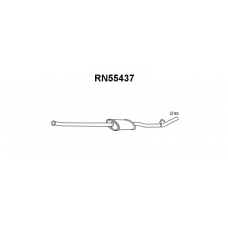 RN55437 VENEPORTE Средний глушитель выхлопных газов