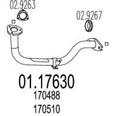 01.17630 MTS Труба выхлопного газа