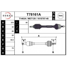 T78161A EAI Приводной вал