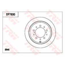 DF7830 TRW Тормозной диск