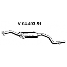 04.493.81 EBERSPACHER Предглушитель выхлопных газов