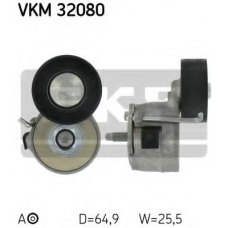 VKM 32080 SKF Натяжной ролик, поликлиновой  ремень