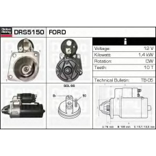 DRS5150 DELCO REMY Стартер