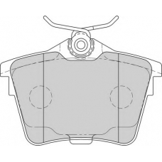 DBP341727 DURON Комплект тормозных колодок, дисковый тормоз