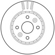 562787JC JURID Тормозной диск