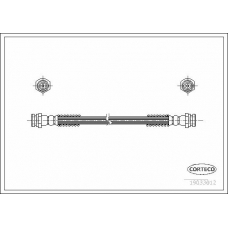 19033012 CORTECO Тормозной шланг