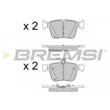 BP3517 BREMSI Комплект тормозных колодок, дисковый тормоз