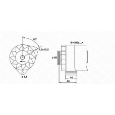 943356145010 MAGNETI MARELLI Генератор