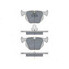 SP 271 PR SCT Комплект тормозных колодок, дисковый тормоз