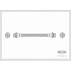 19035875 CORTECO Тормозной шланг
