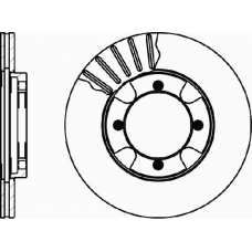 MDC587 MINTEX Тормозной диск