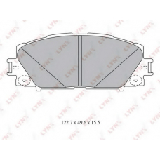 BD-7550 LYNX Комплект тормозных колодок, дисковый тормоз