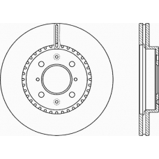 BDR2233.20 OPEN PARTS Тормозной диск