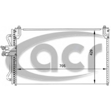 300068 ACR Конденсатор, кондиционер