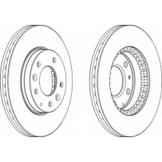 DDF1278 FERODO Тормозной диск