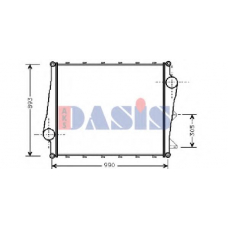 287070N AKS DASIS Интеркулер