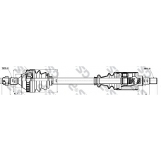 245157 GSP Приводной вал