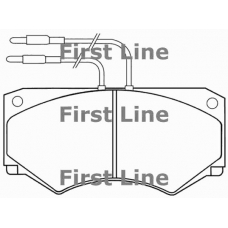 FBP1056 FIRST LINE Комплект тормозных колодок, дисковый тормоз