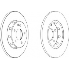 DDF540-1 FERODO Тормозной диск