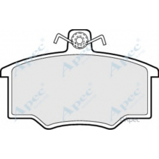 PAD441 APEC Комплект тормозных колодок, дисковый тормоз