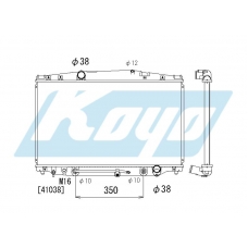 PA010708 KOYO P-tank corrugate-fin ass'y