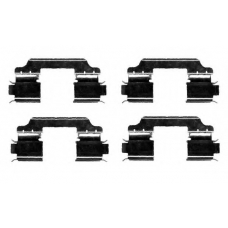 8DZ 355 204-411 HELLA PAGID Комплектующие, колодки дискового тормоза