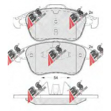 37707 OE ABS Комплект тормозных колодок, дисковый тормоз