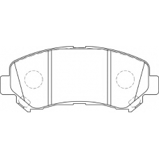 DBP334051 DURON Комплект тормозных колодок, дисковый тормоз