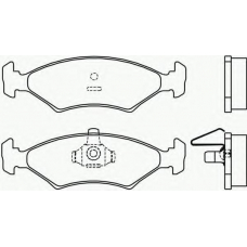 2310301 TEXTAR Комплект тормозных колодок, дисковый тормоз