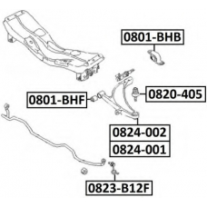 0820-405 ASVA Несущий / направляющий шарнир