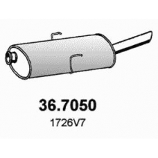 36.7050 ASSO Глушитель выхлопных газов конечный