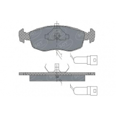 SP 172 SCT Комплект тормозных колодок, дисковый тормоз