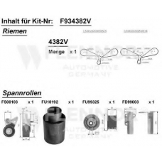 F904359V FLENNOR Комплект ремня грм