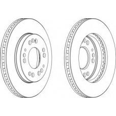 DDF761-1 FERODO Тормозной диск