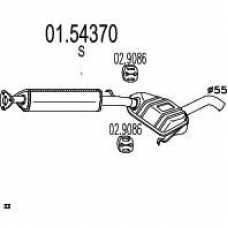 01.54370 MTS Средний глушитель выхлопных газов