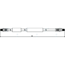 HOS3193 APEC Тормозной шланг