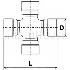 J2926004 NIPPARTS Шарнир, продольный вал