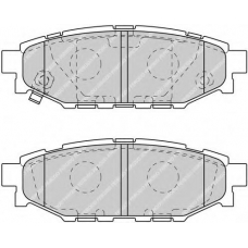 FDB1947 FERODO Комплект тормозных колодок, дисковый тормоз