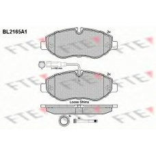 BL2165A1 FTE Комплект тормозных колодок, дисковый тормоз