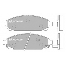LVXL1286 MOTAQUIP Комплект тормозных колодок, дисковый тормоз