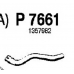 P7661 FENNO Труба выхлопного газа
