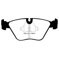 DP2689 EBC Brakes Колодки тормозные