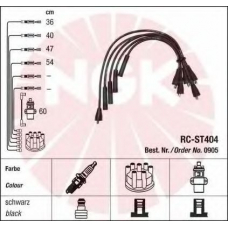 0905 NGK Комплект проводов зажигания